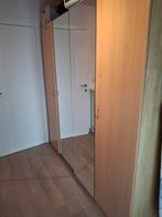Kleerkast in hout 4 deurs (of 2 x 2 deurs apart), Huis en Inrichting, Kasten | Kleerkasten, Ophalen