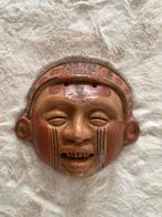 Keramisch/terracotta masker - Mexicaans ?Azteken?, Antiek en Kunst, Kunst | Niet-Westerse kunst, Ophalen of Verzenden