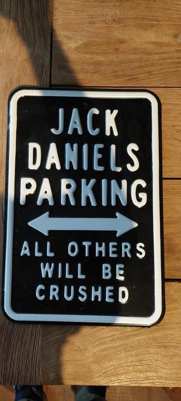 Jack Daniels metalen plaat beschikbaar voor biedingen