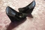 (36)- escarpins noirs et dorés femme p.37 -neuf - chausséa -, Kleding | Dames, Schoenen, Chausséa, Pumps, Zwart, Nieuw