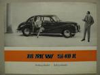 BMW 501 6 cylinder and V8 catalog 1955, Ophalen of Verzenden, Gelezen, BMW