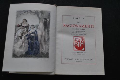 L'ARETIN Les Ragionamenti 1 2 Illustrations Paul-Emile BECAT, Livres, Littérature, Utilisé, Enlèvement ou Envoi