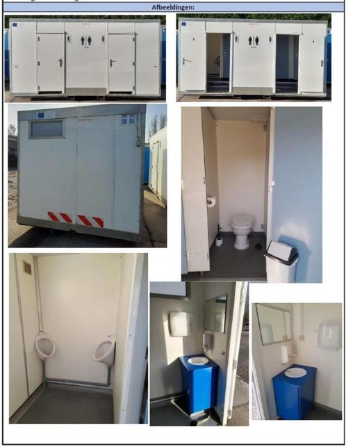 WC Container, Doe-het-zelf en Bouw, Sanitair, Toilet, Ophalen