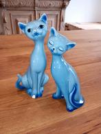 Couple de chats en céramique, Ophalen, Gebruikt