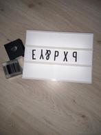 Lichtbox+ letters, Comme neuf, Enlèvement ou Envoi