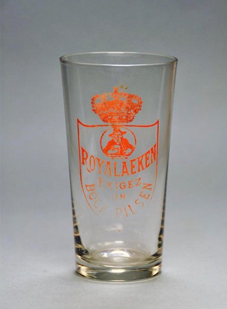 Zuurglas | Royalaeken Bruxelles, Verzamelen, Biermerken, Gebruikt, Ophalen of Verzenden
