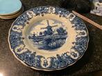 Bord Delfts blauw Molen, Antiek en Kunst, Ophalen of Verzenden