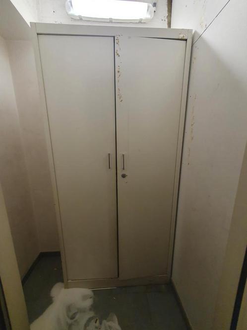 Armoire métallique Pohlschröder 195x45x95 non-démontable, Huis en Inrichting, Kasten | Lockerkasten, Gebruikt, Ophalen