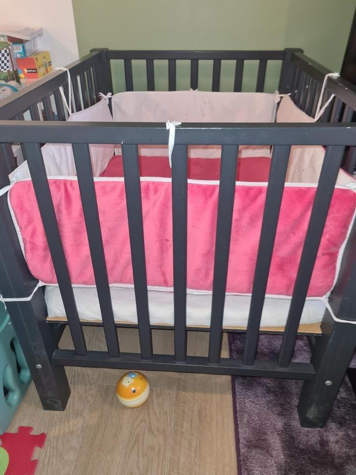 Quax antraciet park + matras, 2 hoogtes, Kinderen en Baby's, Babyparken, Gebruikt, Rechthoekig, In hoogte verstelbaar, Ophalen