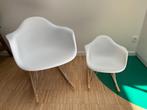 retro schommelstoelen, Ophalen, Twee, Wit, Zo goed als nieuw