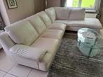Hoekbank in leder, Italsofa by  Natuzzi, Huis en Inrichting, Ophalen, Gebruikt, Hoekbank, Leer