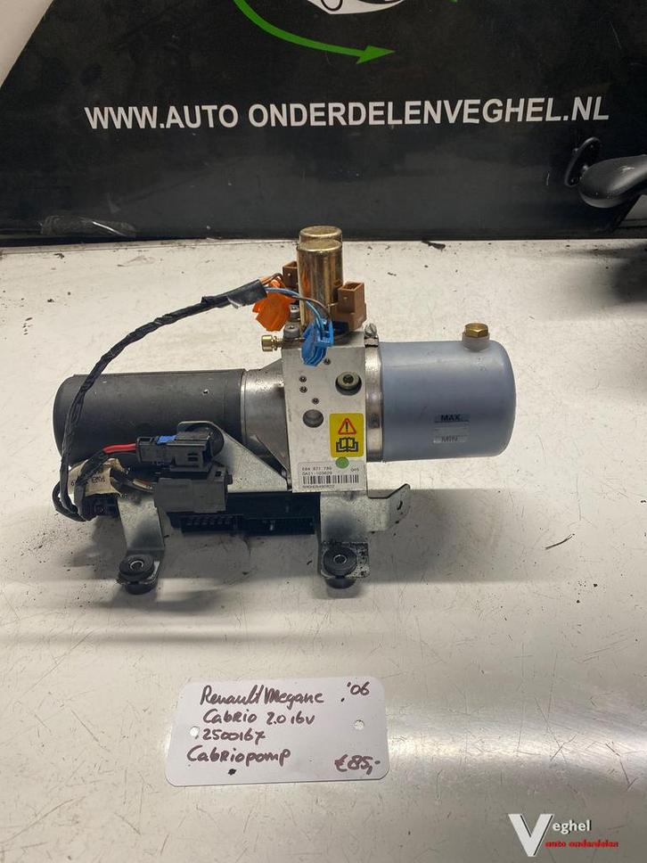 Renault Megane Cabrio 2.0 16v 2006 2500167 Cabriodak pomp /, Auto-onderdelen, Elektronica en Kabels, Gebruikt, Ophalen of Verzenden