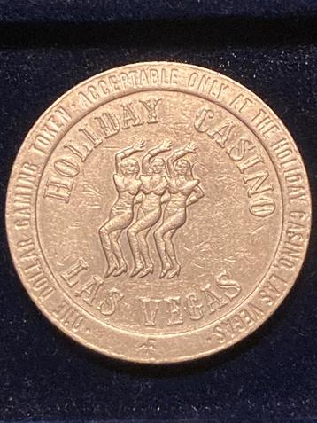 Rare! Casino Jeton 1979 Las Vegas 1$, Enlèvement ou Envoi