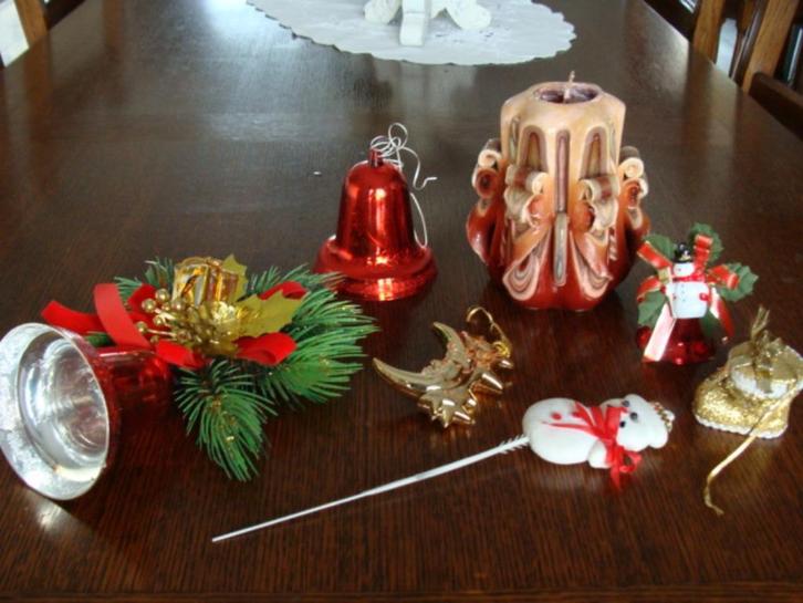 décorations de noël, vintage, Diversen, Kerst, Zo goed als nieuw, Ophalen of Verzenden