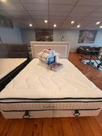 BOXSPRING MET OPBERGRUMTE + MATRAS NIEUW IN VERPAKKING!, Neuf, Beige, Enlèvement, 200 cm