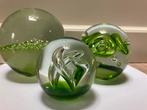 Mooie bollen in glas - decoratie 3 stuks, Ophalen of Verzenden, Zo goed als nieuw