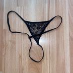 String Sexy Noir, Kleding | Dames, Ondergoed en Lingerie, Verzenden, Zwart, String