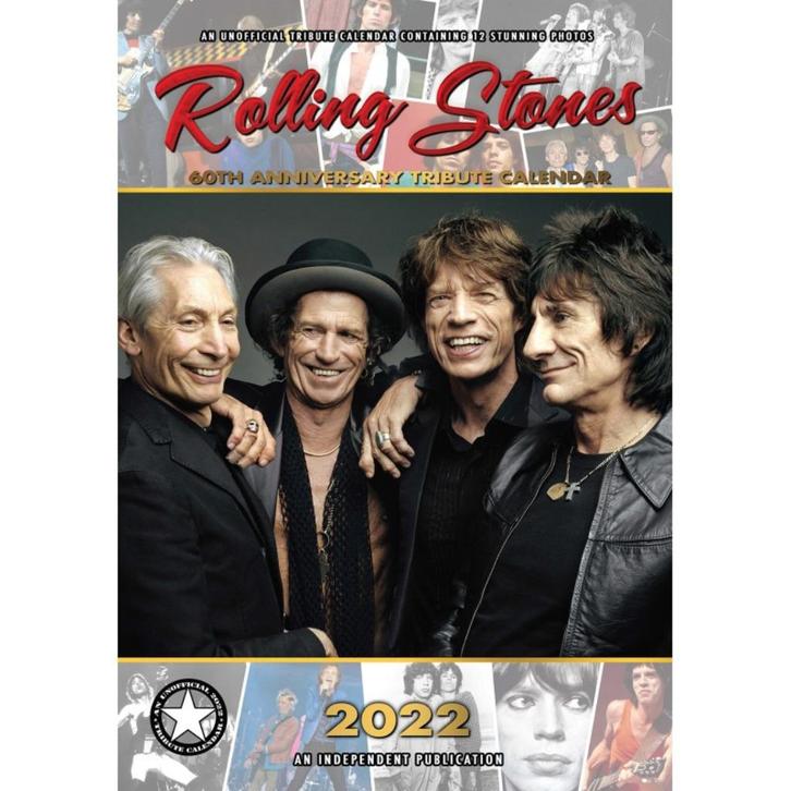 Rolling Stones kalender 2022, Diversen, Kalenders, Nieuw, Jaarkalender, Ophalen of Verzenden