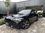 BMW 114i  Sport-Line, NAVI / M STUUR + POOK/ 17"ALU, GARANT, Auto's, 75 kW, Zwart, Bedrijf, 102 pk