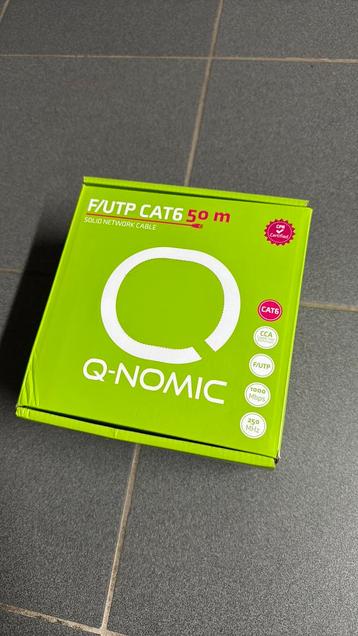 CAT 6 F/ UTP solid netwerk kabel (op maat) + connector beschikbaar voor biedingen