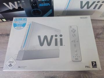 Wii White, Enlèvement, Utilisé, Avec 1 manette, Avec jeux
