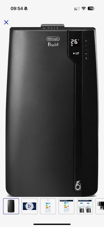 MOBIELE AIRCO Delonghi PINGUINO PAC EX120, Enlèvement, Comme neuf, Climatiseur mobile, Télécommande