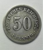 Duitsland 50 Pfennig 1876 B Zeer TTB-valuta KM 6, Duitsland, Ophalen of Verzenden, Losse munt