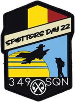 349 Sqn - Spotters Day 2022 - Patch, Verzamelen, Militaria | Algemeen, Verzenden, Luchtmacht, Embleem of Badge