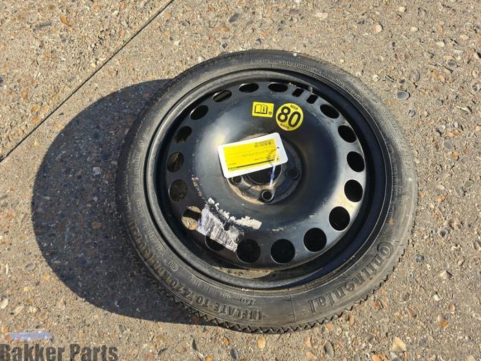 Roue de secours d'un Opel Vectra, Autos : Pièces & Accessoires, Pneus & Jantes, Jante(s), Véhicule de tourisme, Utilisé, 3 mois de garantie