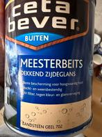 Cetabever dekkende beits zandsteen geel 0,75liter, Ophalen of Verzenden, Nieuw, Materiaal