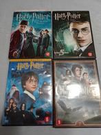 4 dvd's van Harry Potter, Collections, Harry Potter, Autres types, Utilisé, Enlèvement ou Envoi