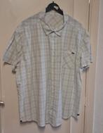 Chemise FORCLAZ manches courtes blanche à carreaux - 4 XL, Envoi, Comme neuf, Blanc, FORCLAZ