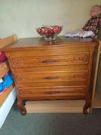 Retro eiken halkastje/ commode, Ophalen, Zo goed als nieuw