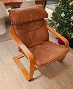 Heerlijk zittende lederen Poem stoel, ontwerp uit 1976, Ophalen, Leer