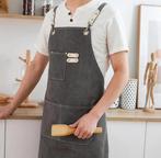 Tablier de cuisine gris avec poches tablier de travail, Maison & Meubles, Cuisine | Linge de cuisine, Tablier, Enlèvement ou Envoi