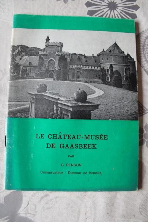 Guide - Le chateau - musée de GAASBEEK - RARE - par G.RENSON, Livres, Guides touristiques, Utilisé, Guide ou Livre de voyage, Benelux