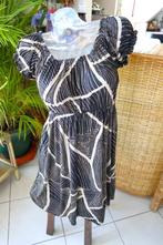 zwart crème creatief aansluitend leuke jurk, Kleding | Dames, Zwart, Maat 42/44 (L), Ophalen of Verzenden, Zo goed als nieuw