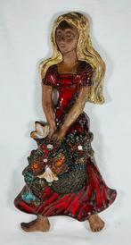 Vandeweghe vintage keramiek wanddeco Lente Perignem Amphora, Antiek en Kunst, Ophalen of Verzenden