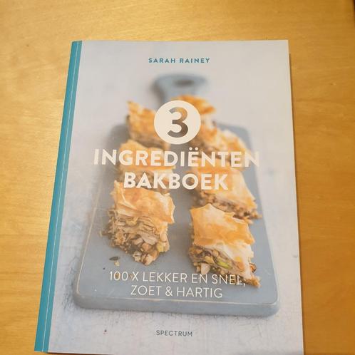 Kookboek 3 ingredienten bakboek Sarah Rainey, Livres, Livres de cuisine, Comme neuf, Gâteau, Tarte, Pâtisserie et Desserts, Europe