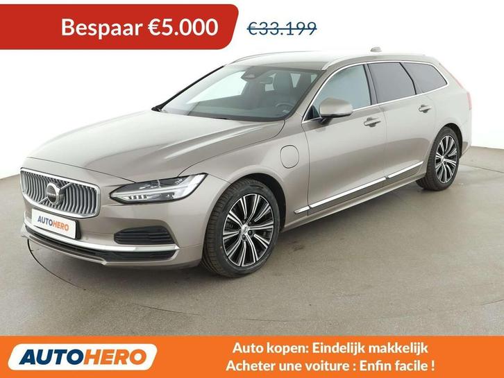 Volvo V90 2.0 T6 Plug-in Hybrid Inscription Expression AWD, Autos, Volvo, Achat, V90, 4x4, ABS, Caméra de recul, Airbags, Air conditionné