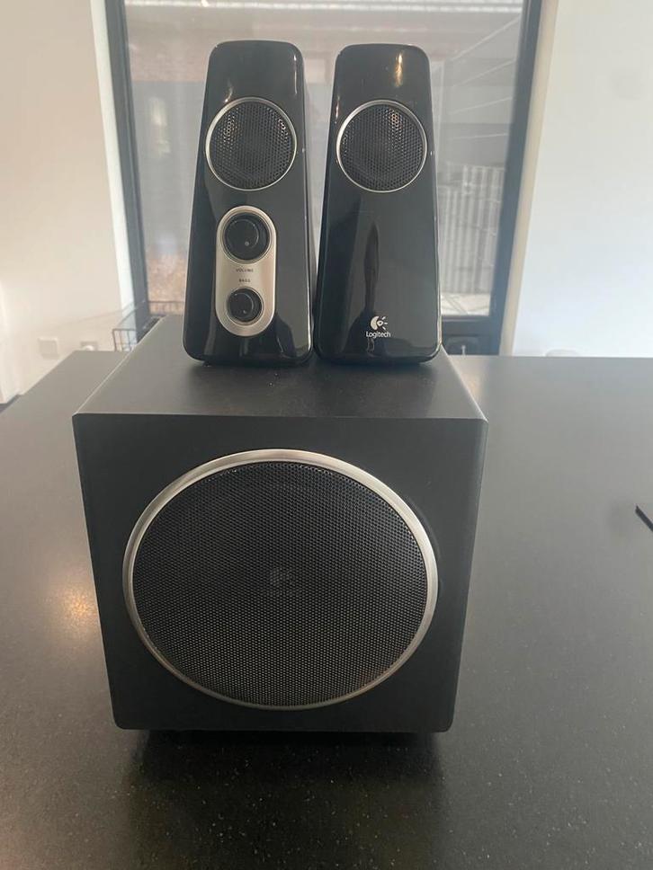 Logitech z523 pc luidsprekers, Computers en Software, Pc speakers, Gebruikt, Ophalen