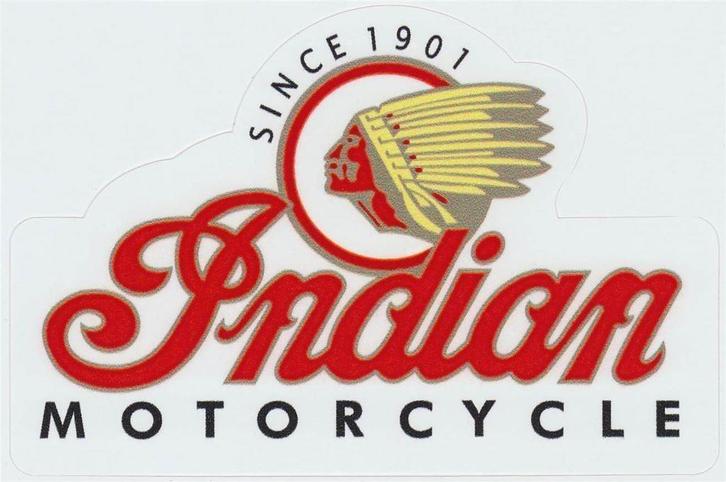Indian Motorcycle sticker #1, Motoren, Accessoires | Stickers, Verzenden