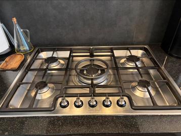 Smeg gaskookplaat, Electroménager, Tables de cuisson, Gaz, Encastré, Enlèvement, Utilisé