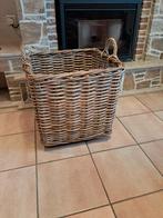 Stevige houtmand op wieltjes, Huis en Inrichting, Ophalen, Gebruikt, 50 tot 100 cm, Minder dan 100 cm