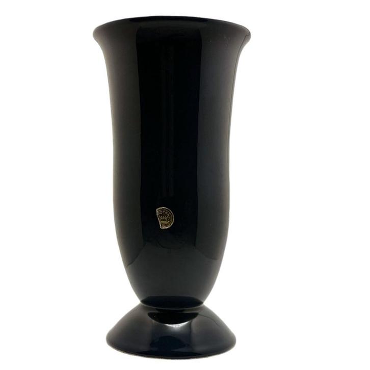 Donkerblauwe aardewerken vaas, Antiek en Kunst, Antiek | Keramiek en Aardewerk, Ophalen of Verzenden