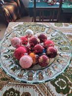 Grote schaal - kerstballen incluis, Huis en Inrichting, Woonaccessoires | Schalen en Manden, Ophalen, Schaal