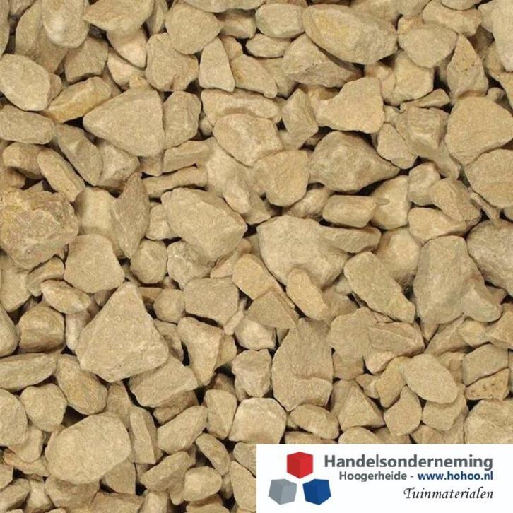 Ardenner split geel wandelpad oprit parking tuin kleur deco, Tuin en Terras, Grind, Keien en Split, Nieuw, Split, Geel, Kalksteen