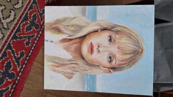 SCHILDERIJ op doek van Angèle Van Laeken beschikbaar voor biedingen