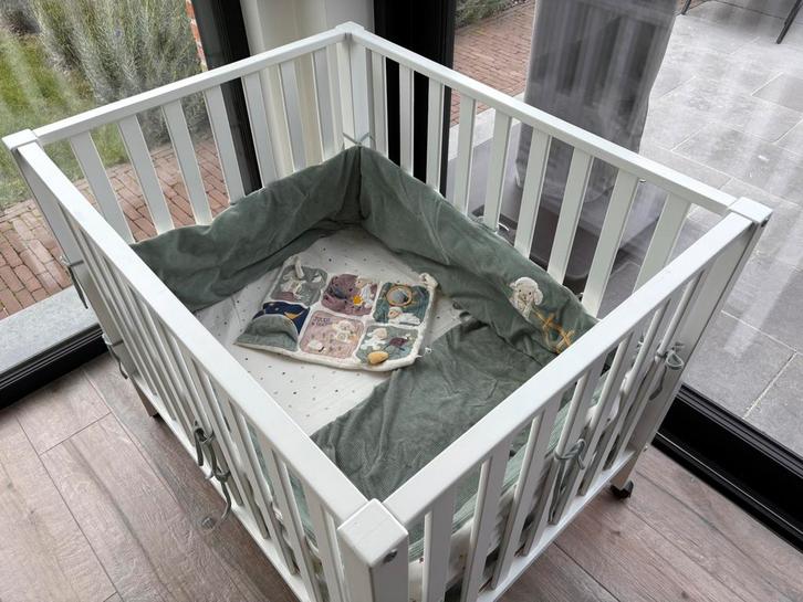 Quax Park Mila Wit + matras en randbeschermer  en toebehoren, Kinderen en Baby's, Babyparken, Zo goed als nieuw, Ophalen