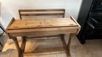 Oude houten bureau, Huis en Inrichting, Ophalen, Gebruikt, 75 cm of meer, Pastorie